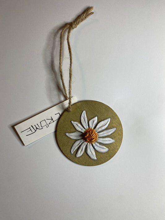 Boho Chic Echinacea Sculpt Wall Art
